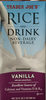 Trader joe's, unsweetened non-dairy beverage rice drink, vanilla - Product