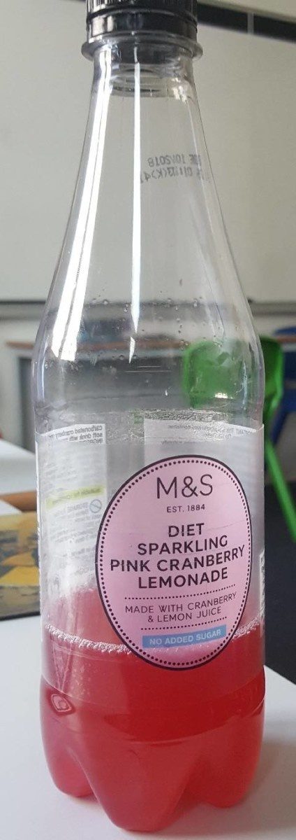 Diet Sparkling Pink Cranberry Lemonade - Product - fr