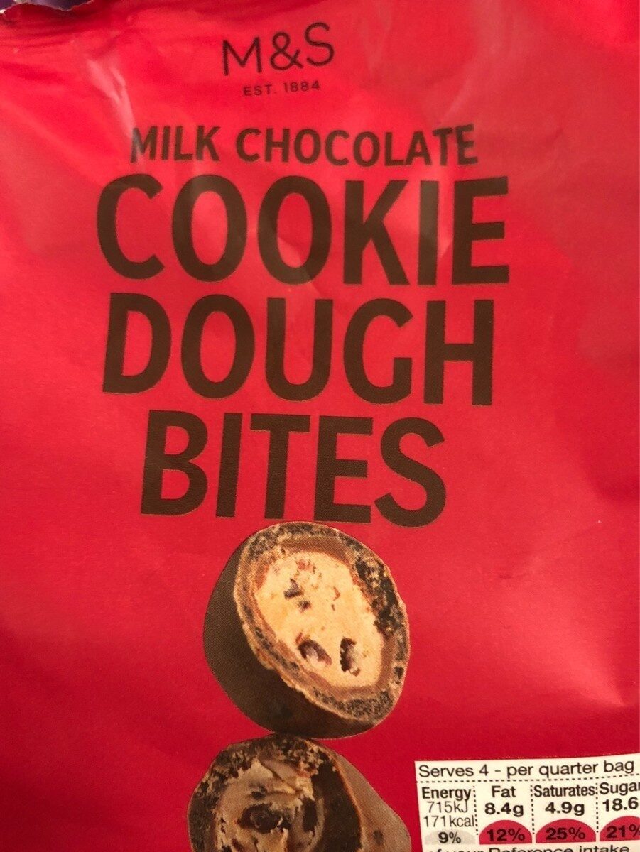 Milk chocolate cookie dough bites - Product