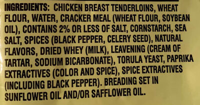 Breaded chicken - Ingredients