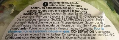 Santini tomato side - Ingredientes - fr