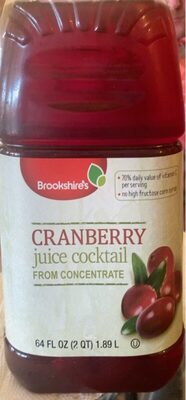 Cranberry Juice Cocktail From Concentrate - Product