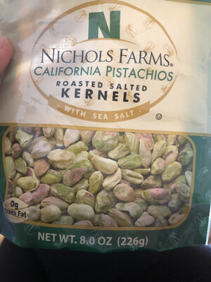 California pistachios, Roasted Salted Kernels - Product