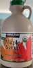 kirkland signature organic maple syrup - Produit