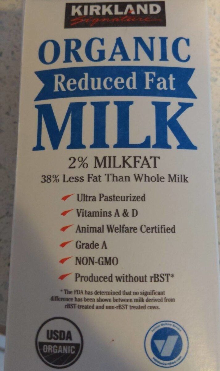 Reduced fat milk - Product - fr