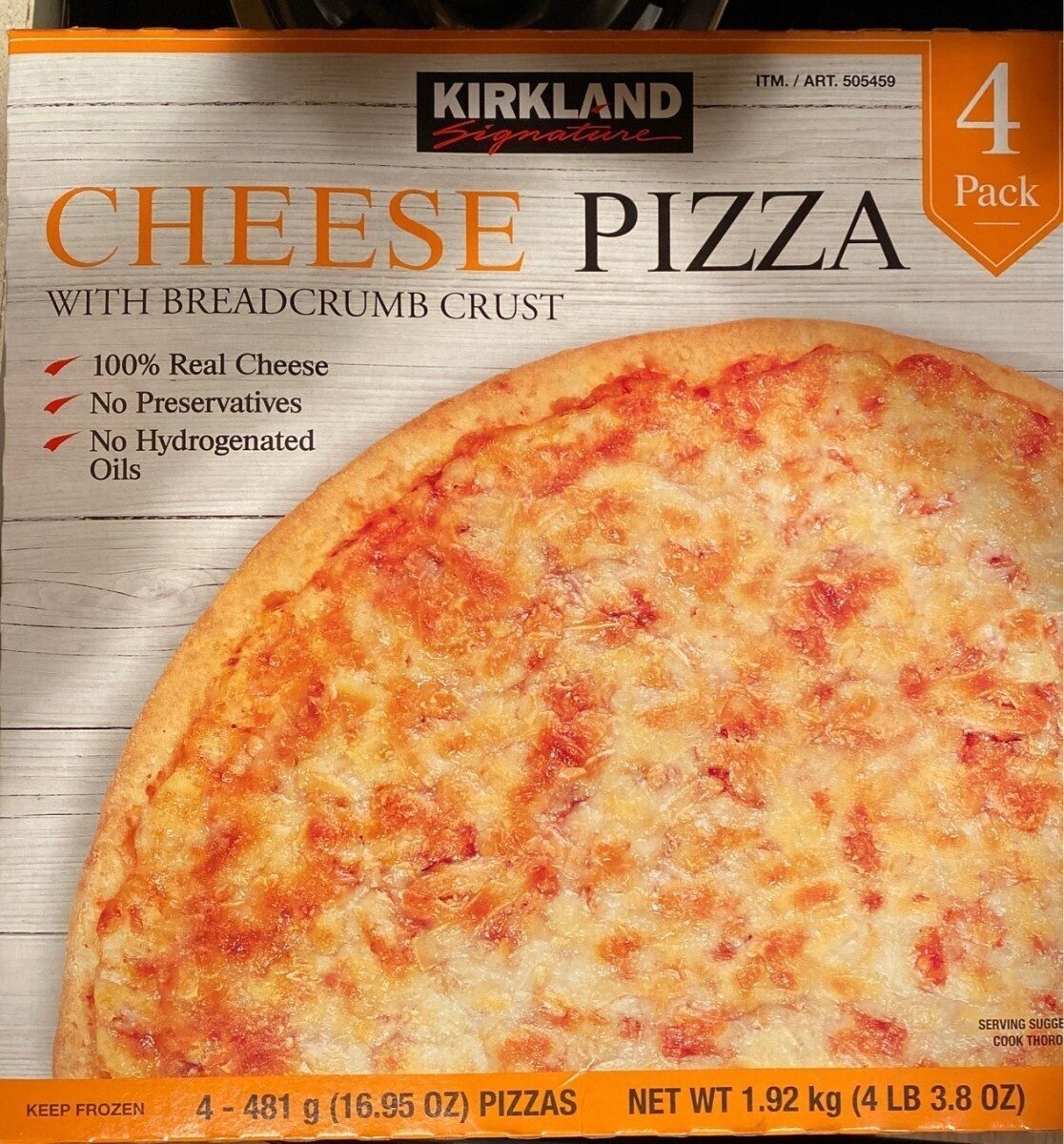 Cheese Pizza with Breadcrumb Crust - Produit - en
