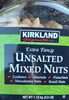 Unsalted mixed nuts - Product