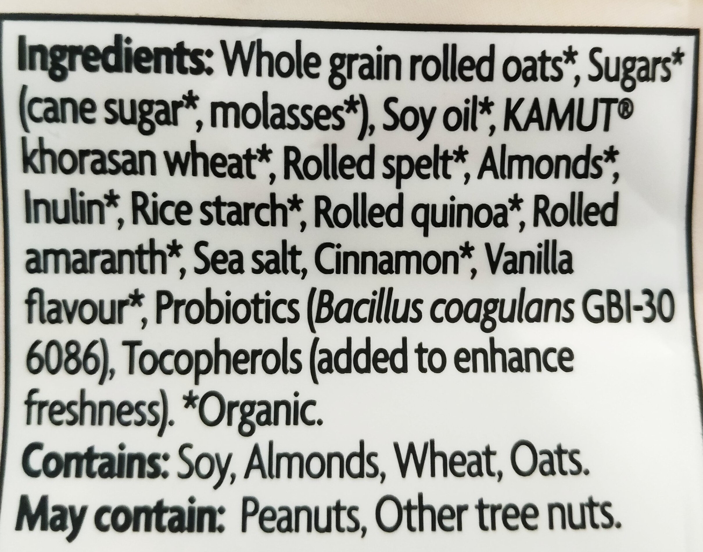Ancient Grains - Ingredients