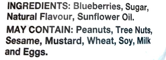 Blueberries - Ingredients