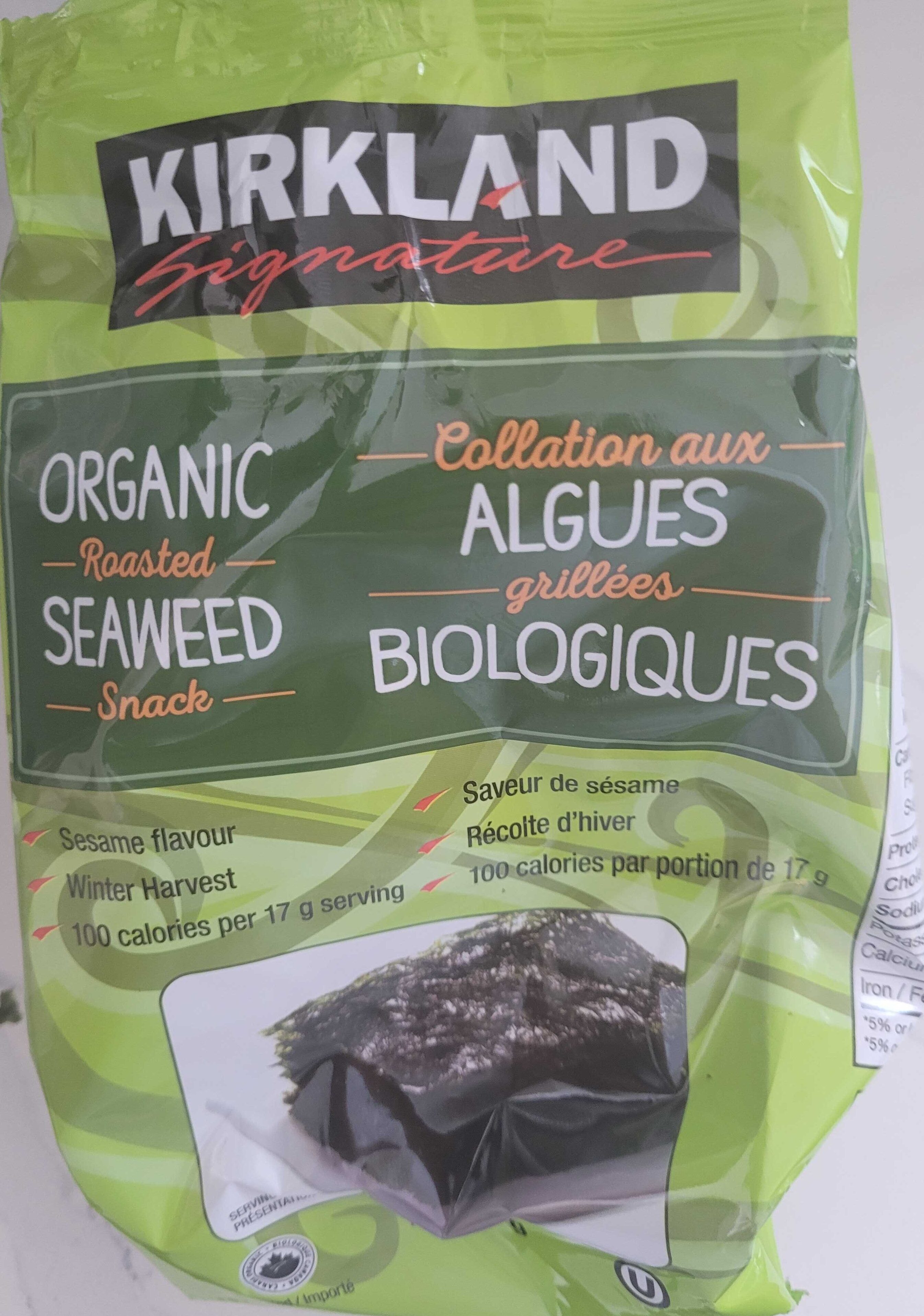Organic Roasted Seaweed Snack - Producto - en