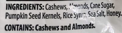 Cashew Clusters - Ingredients