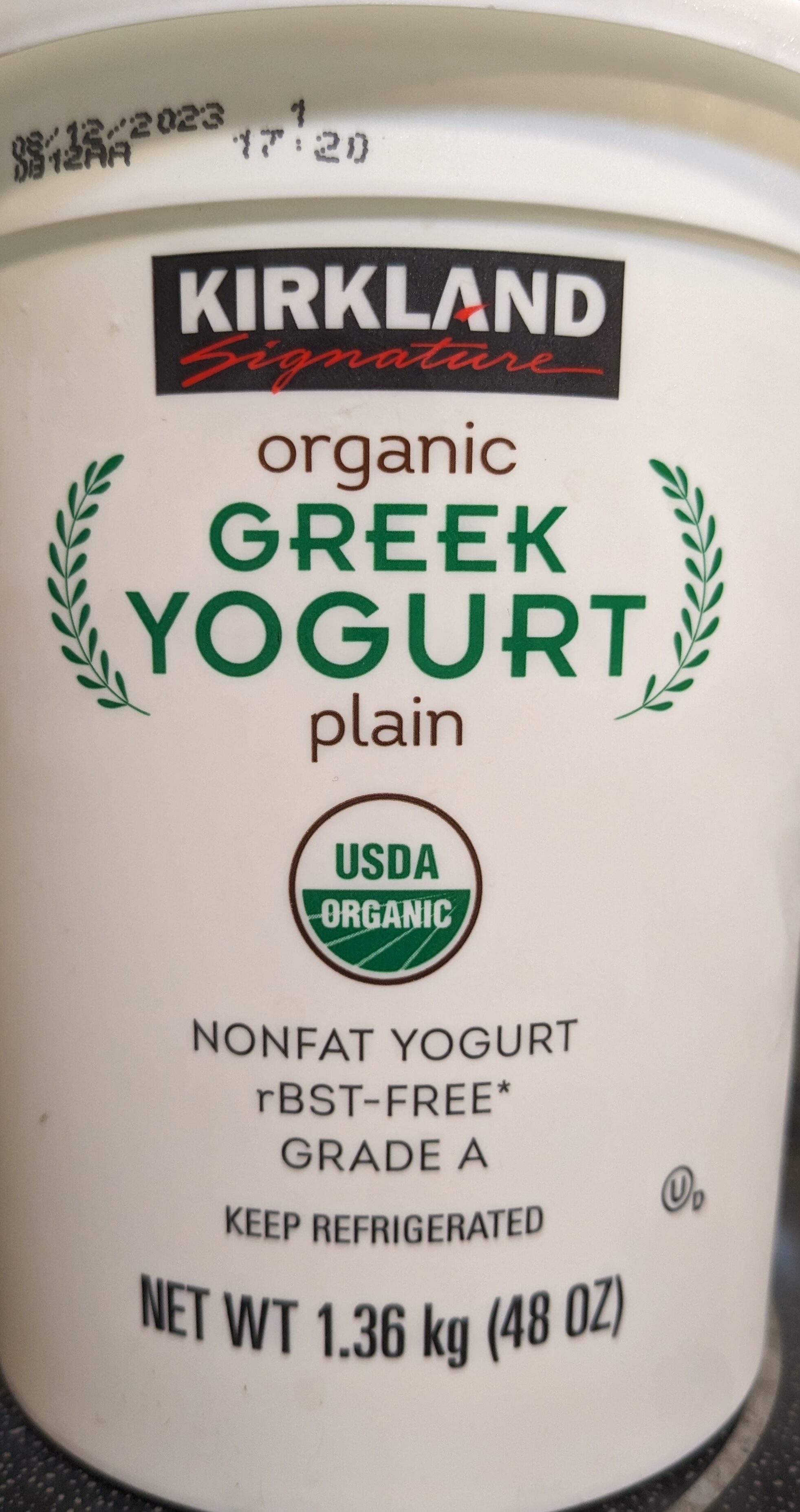 Organic Plain Greek Yogurt - Producto - en