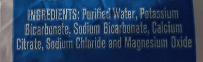 Kirkland purified water - Ingredients
