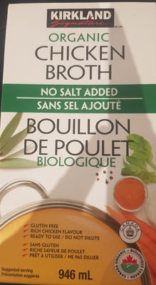 Organic chicken broth - Producto - fr