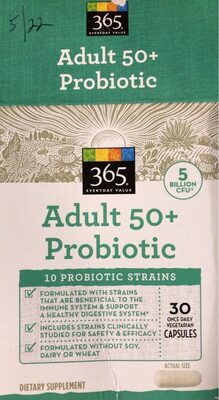 Adult 50+ Probiotic - Product