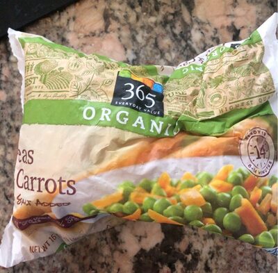 Organic peas & carrots - Product