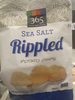 365 everyday value, rippled, potato chips, sea salt - Producto