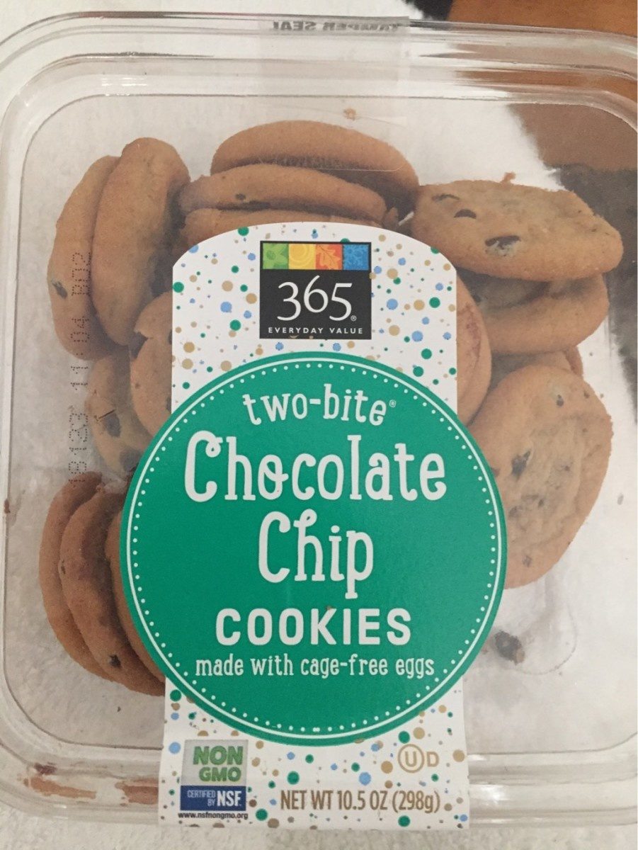 Two-bite chocolate chip cookies - Produit - en