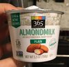 Plain almondmilk unsweetened non-dairy yogurt, plain almondmilk - Produit