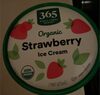 Organic strawberry ice cream - Product