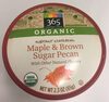 Organic maple & brown sugar pecan instant oatmeal - Product