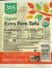 Organic Extra Firm Tofu - Produit