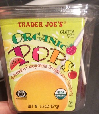 Calories in Trader Joe’S Organic Pops