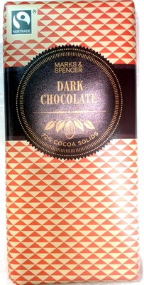 Dark Chocolate 72% Cocoa Solids - Product - en