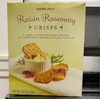 Raisin rosemary crisps - Product