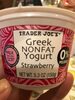 Greek non fat Yogurt Strawberry - Producto