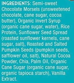 Enjoy Life Protein Bites, Soy free, Nut free, Gluten free, Dairy free, Non GMO, Vegan, Chocolate SunSeed Butter - Ingredients