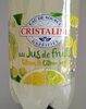 Eau de source gazéifiée au jus de citron et citron vert - Produkt