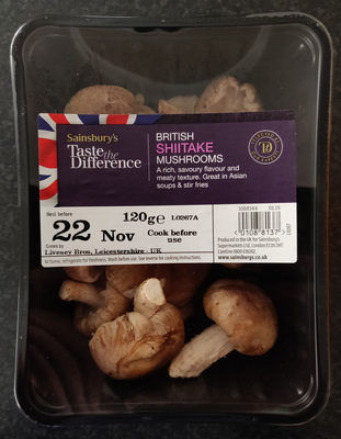 British Shitake Mushrooms - Product