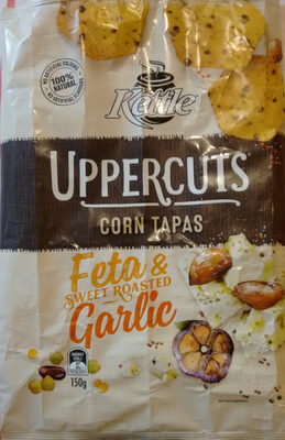 Uppercuts Feta & Roasted Garlic Flavoured Corn Chips - Product