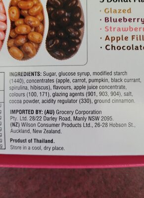 Jelly Belly jelly beans - Ingredients