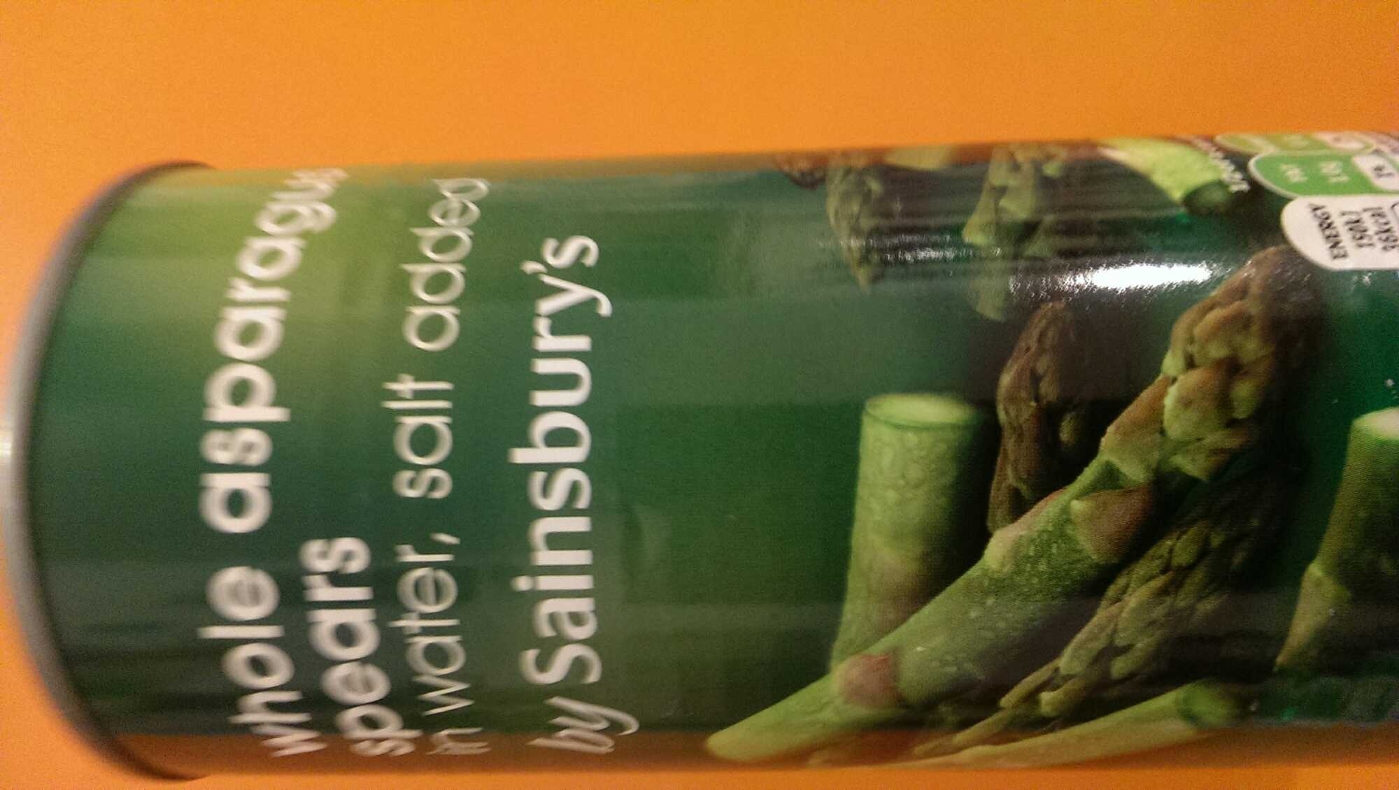 whole asparagus spears - Product