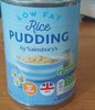Low Fat Rice Pudding - Producto