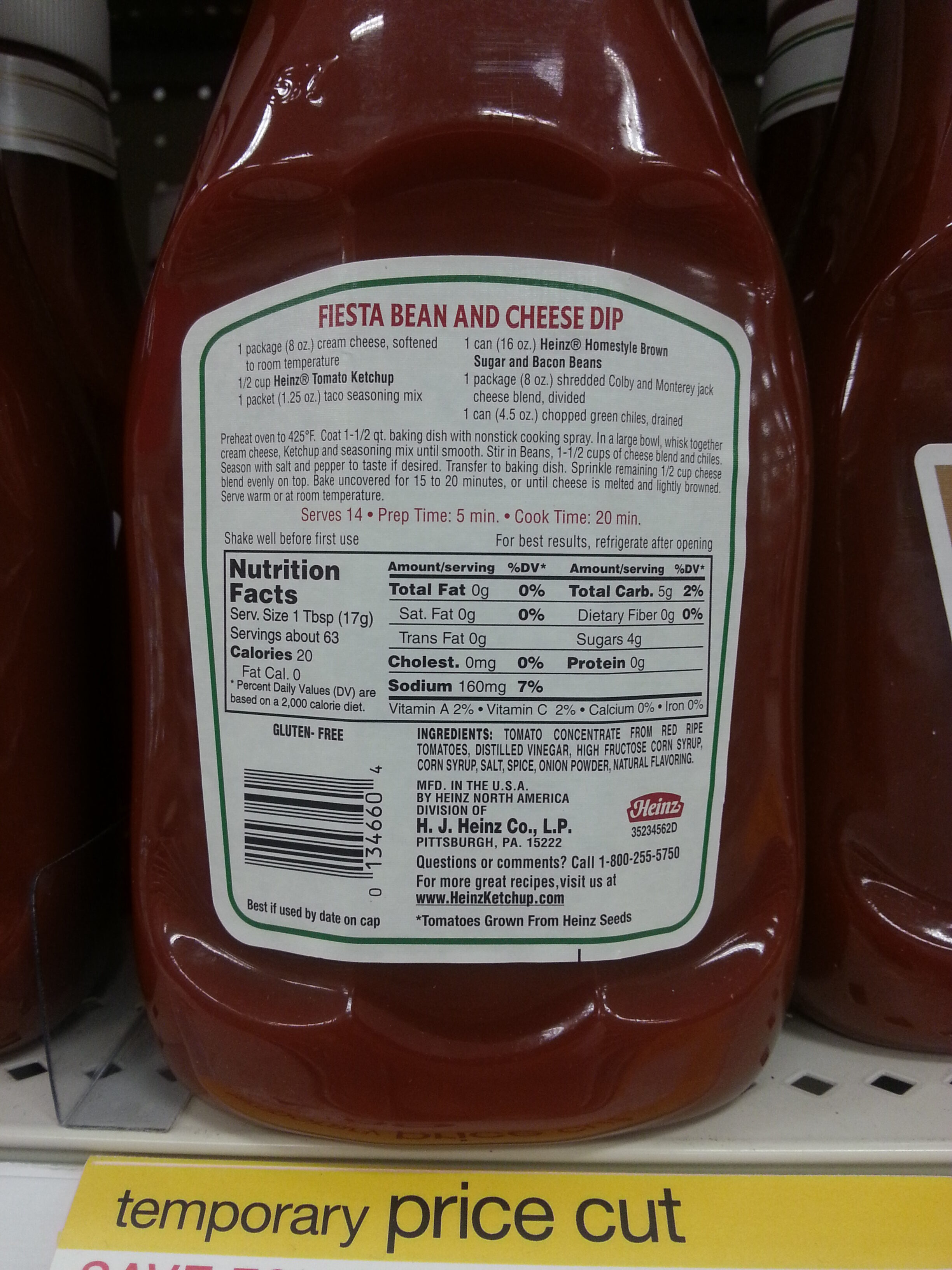 Tomato ketchup, tomato - Ingredients