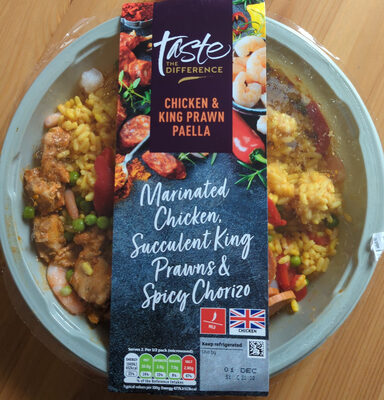 chicken & king prawn paella - Product