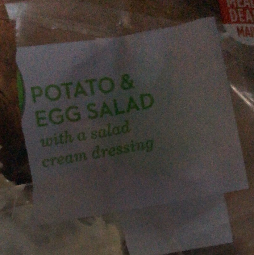 Potato and egg salad - Product
