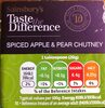 Spiced apple & pear chutney - Producto