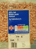 20% fat British pork mince - Product