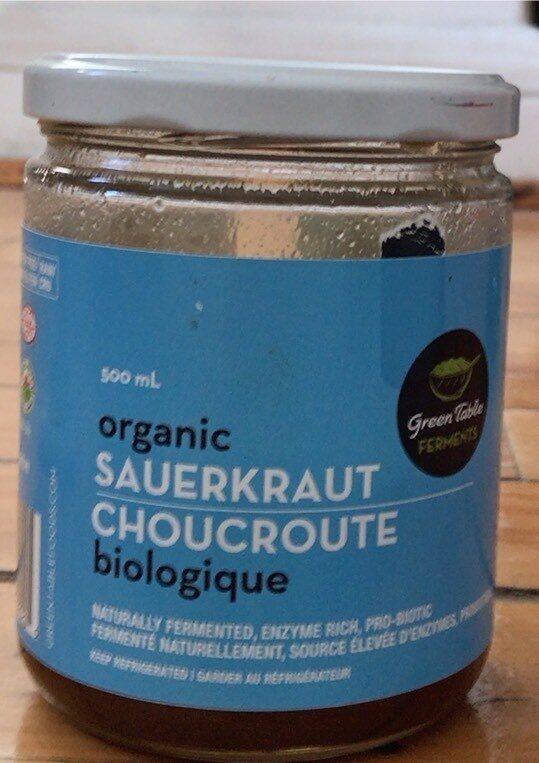 Choucroute organigue - Produit