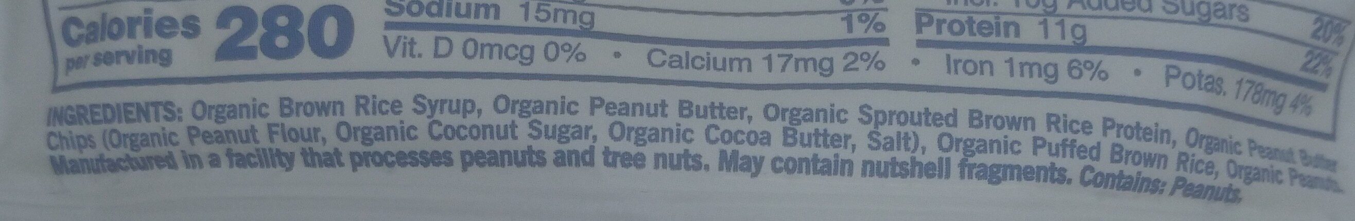 Peanut Butter Protein Replenishment MACROBAR - Ingrediënten - en