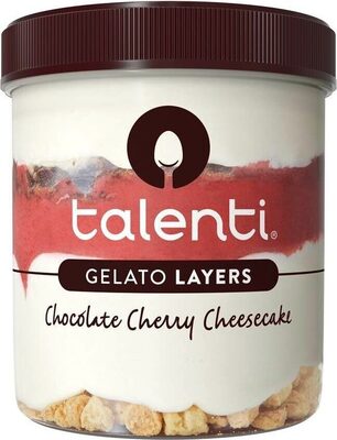 Chocolate cherry cheesecake gelato layers - Product