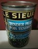 Tender peas / Pois tendres - Product