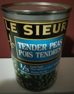 Tender peas / Pois tendres - Produit