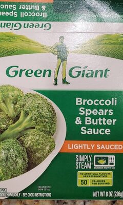 Broccoli Spears & Butter Sauce - Product