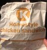 K Homestye Chicken Sandwich - Product