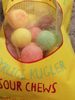 Syrlige kugler sour chews - Product